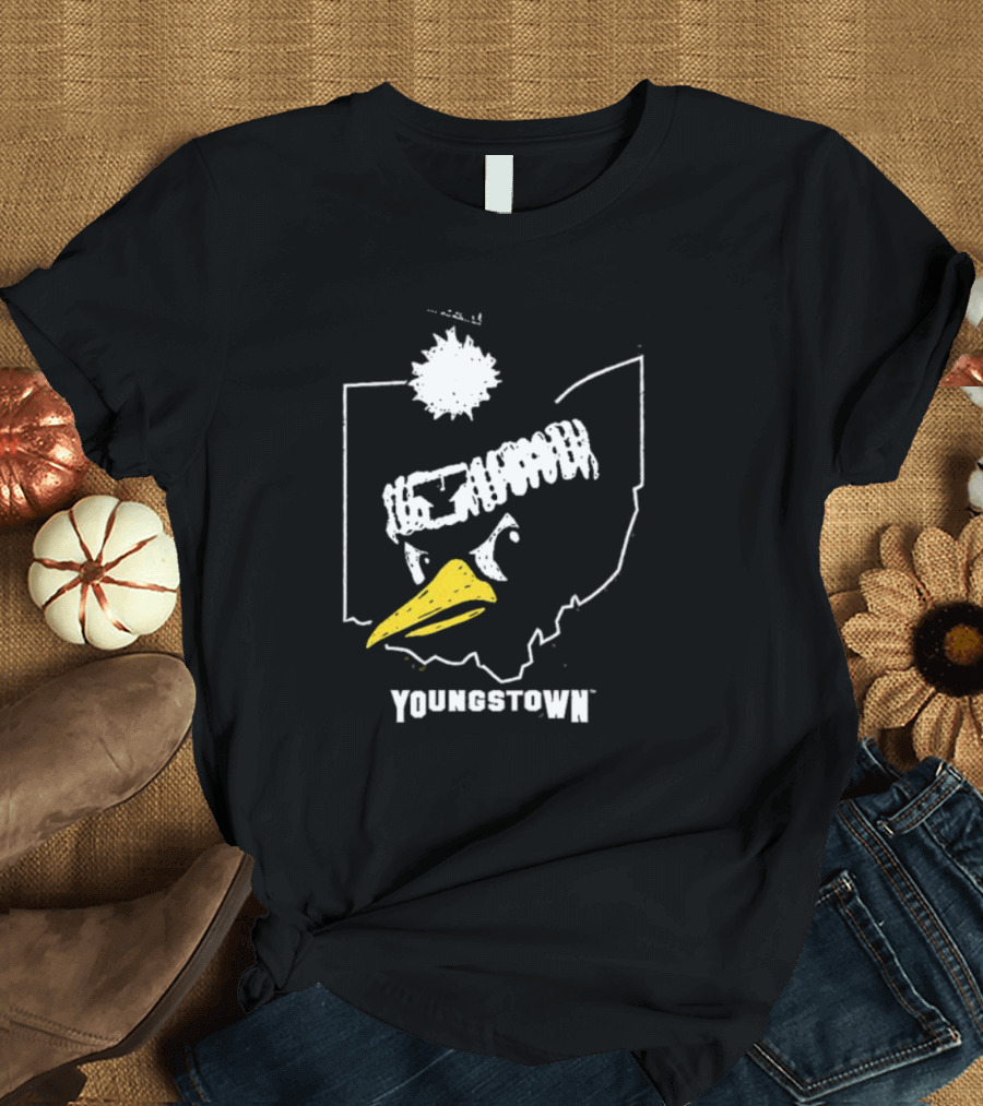 Youngstown Penguins Ohio State Outline Winter Hat T-Shirt