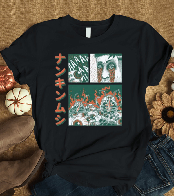 T-Shirt: Nankinmushi AAAHHH Bedbugs Attack Horror Manga T-Shirt Nankinmushi AAAHHH Bedbugs Attack Horror Manga T-Shirt