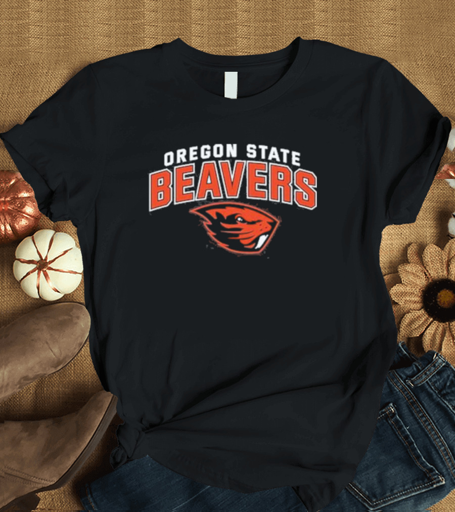 Oregon State Beavers Logo Bold Team Spirit T-Shirt