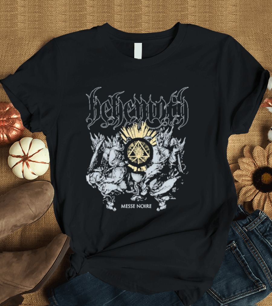 Behemoth Messe Noire Occult Symbolism Dark Ritual T-Shirt