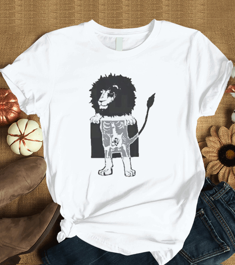 Lion Skeleton X-ray Body T-Shirt