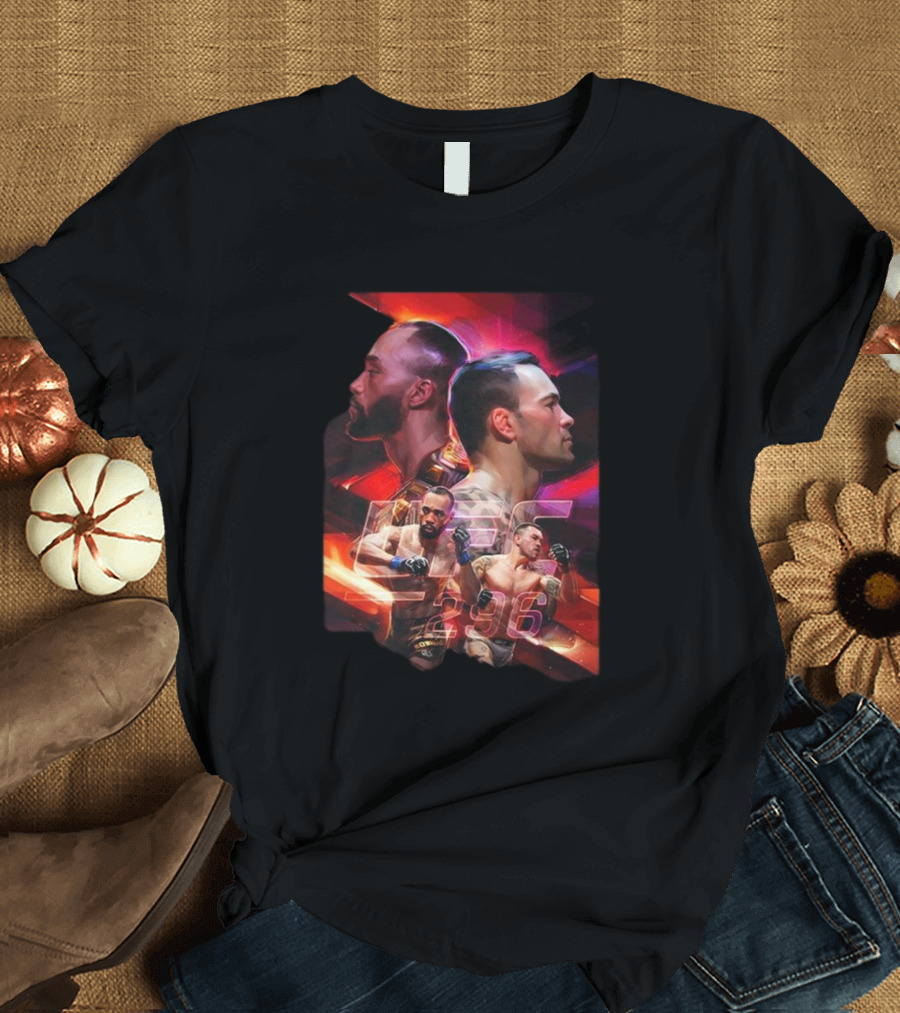 UFC 296 Men’s Artist Series Dynamic Portraits T-Shirt
