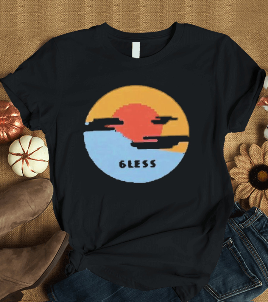 Pixel Sunset Six Less T-Shirt