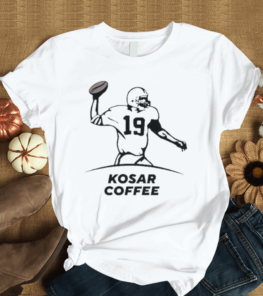 Bernie Kosar 19 Kosar Coffee Football Player T-Shirt