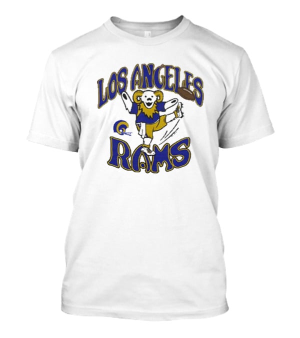 Los Angeles Rams Dancing Mascot Football Vintage Homage T-Shirt