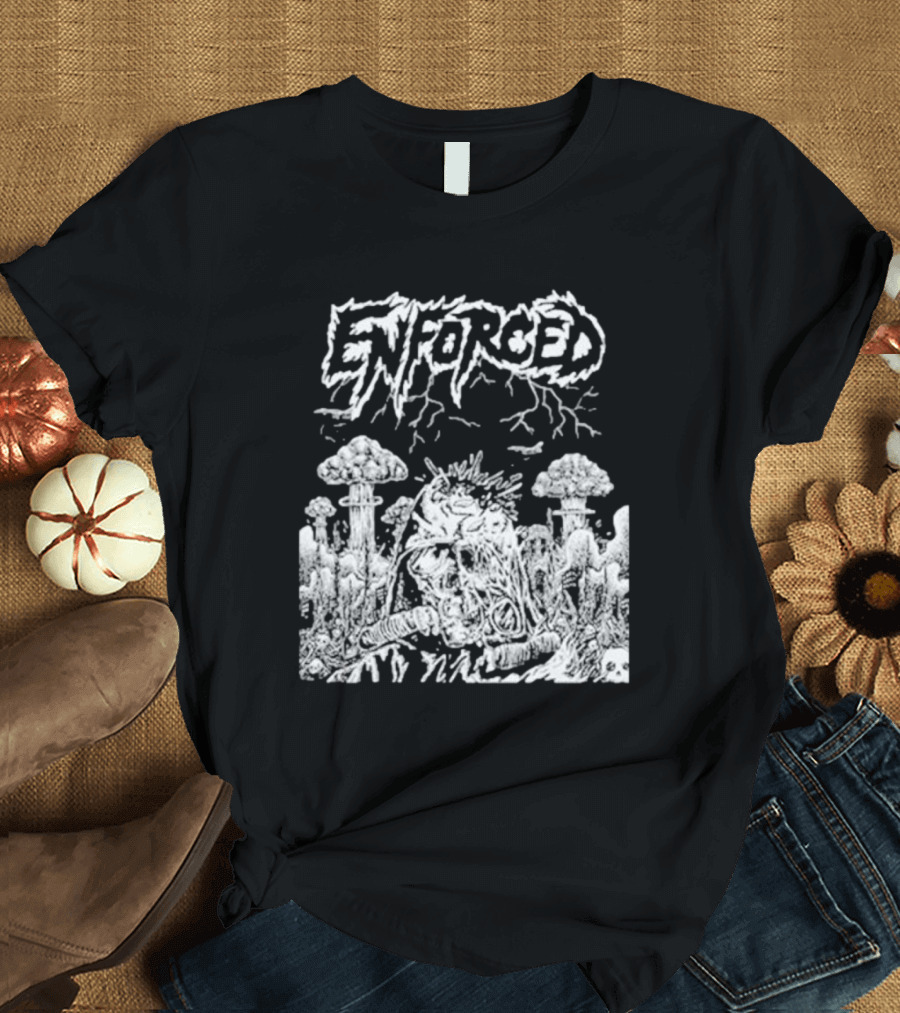 Enforced UXO Apocalyptic Skull Explosions T-Shirt