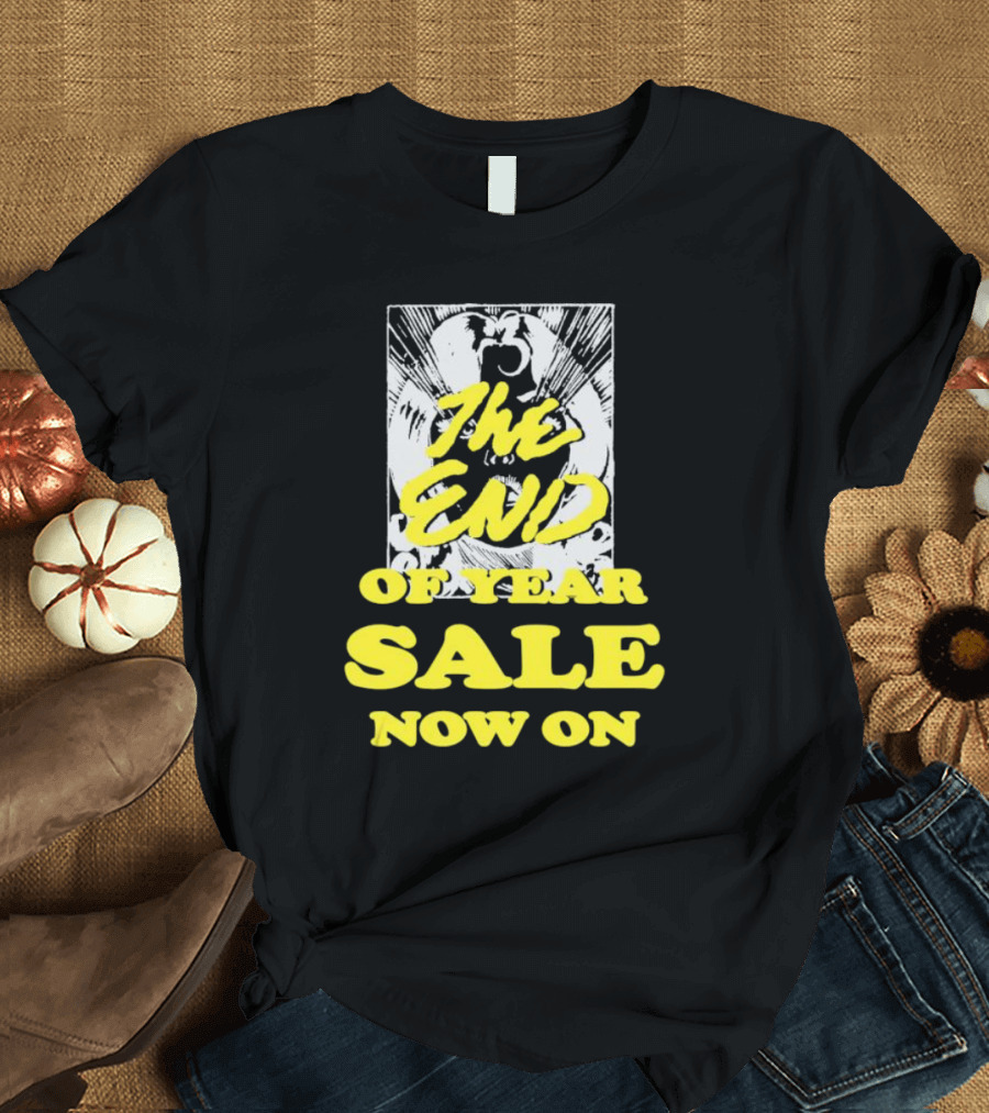 The End Of Year Sale Now On Comic Style Pop Art Explosion T-Shirt