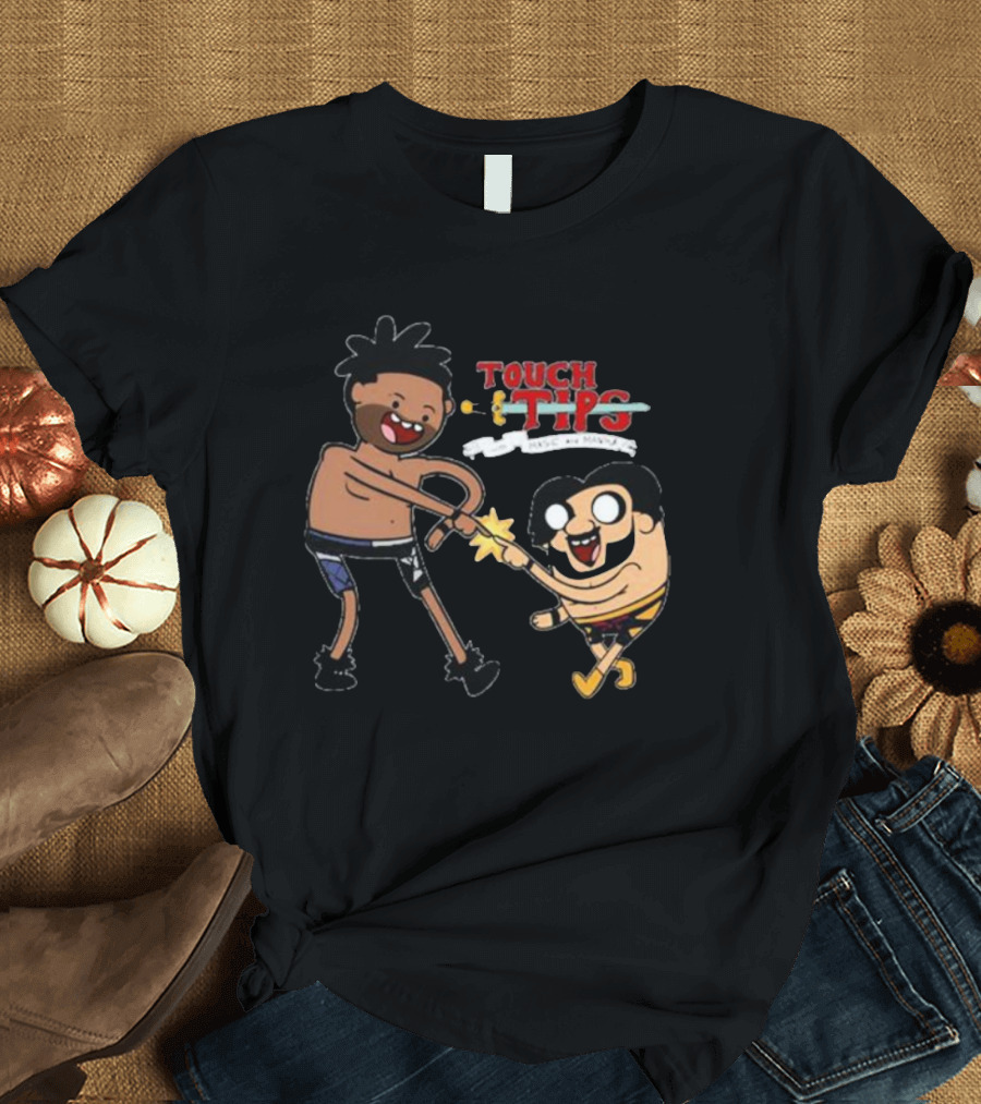Touching Tips M Men on Mushrooms T-Shirt