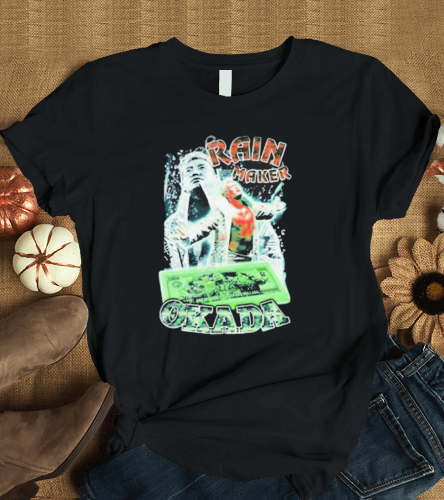 Rainmaker Kazuchika Okada Silvamore Dollar Bill T-Shirt