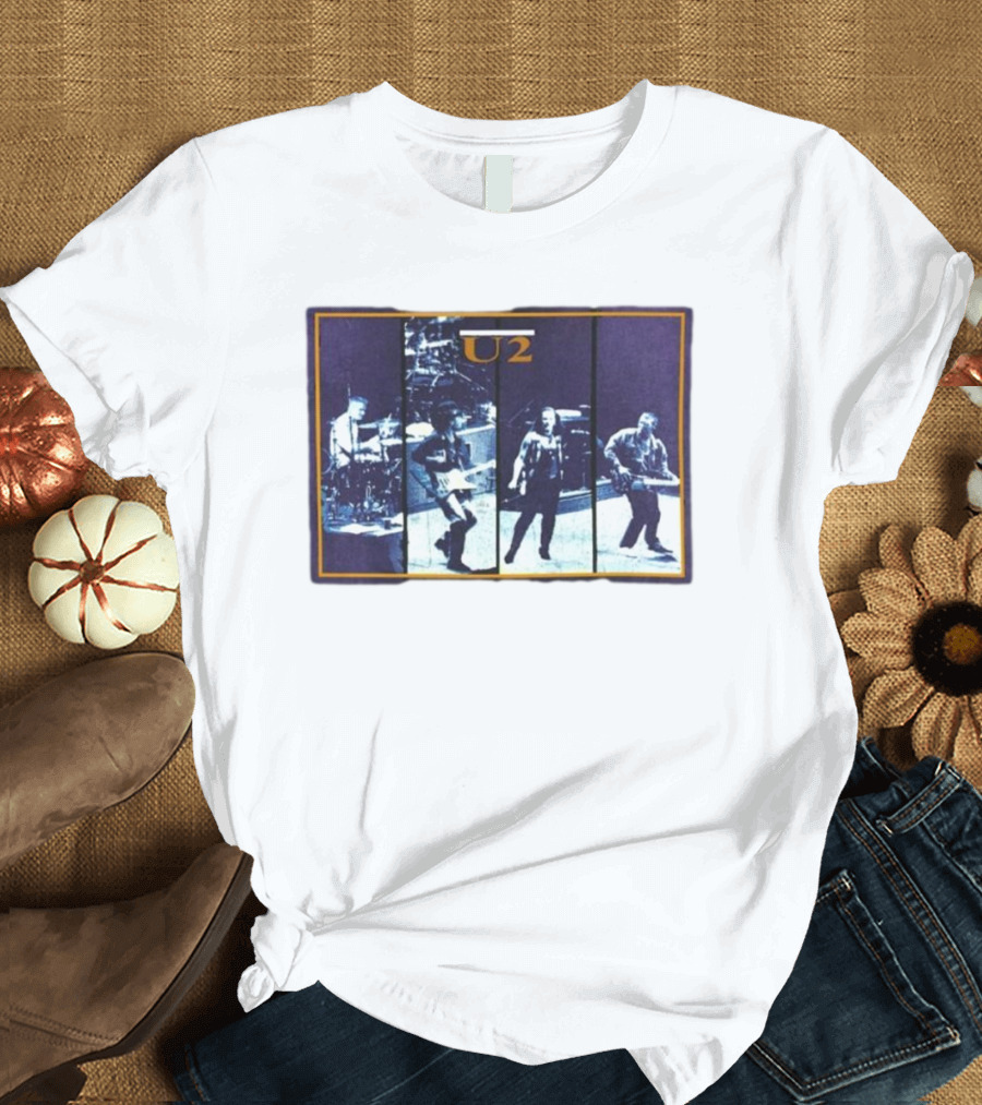 U2 The Joshua Tree Tour 1987 Band Performance T-Shirt