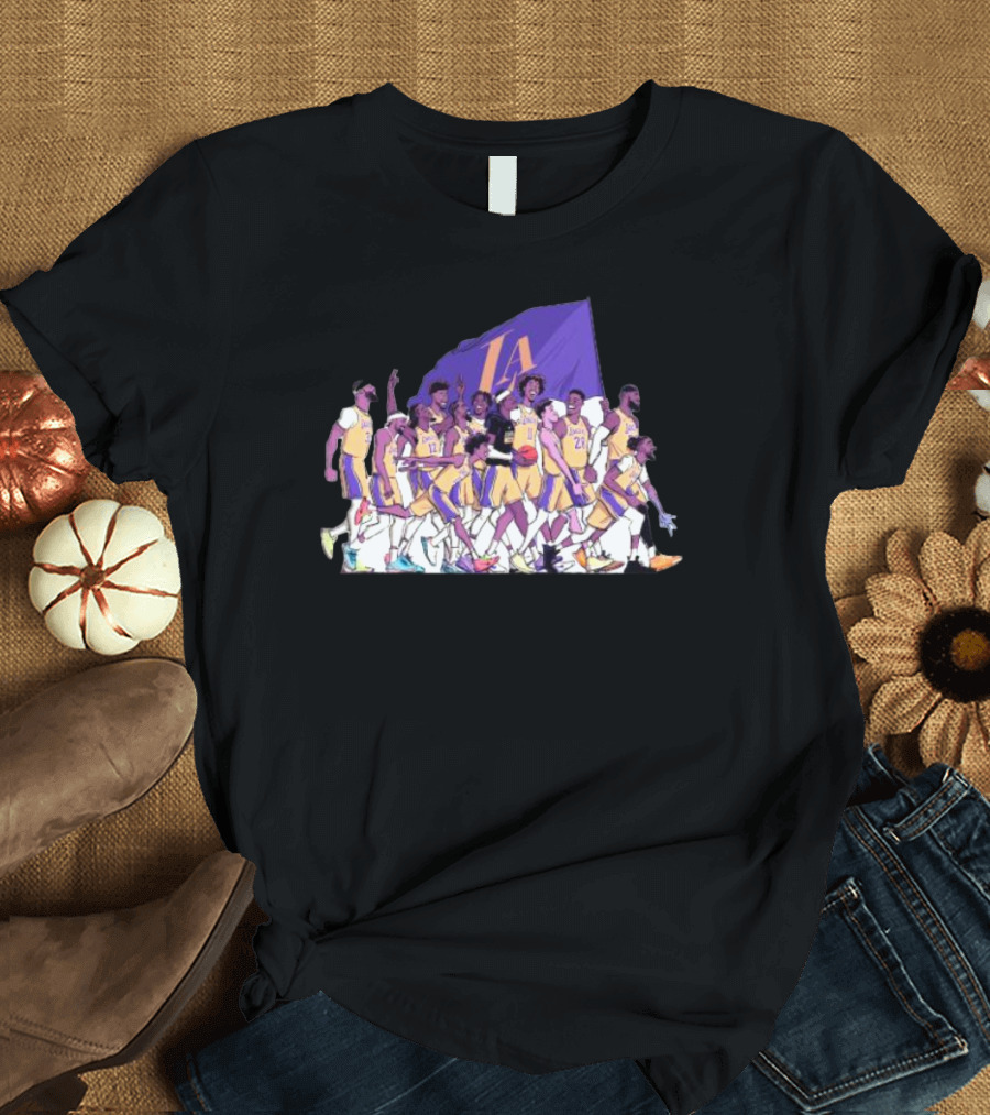 Let’s Go Lakers Lockstep LA Team Spirit T-Shirt