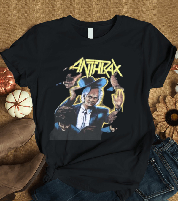 T-Shirt: Anthrax Among The Living World Tour Vintage Rare T-Shirt Anthrax Among The Living World Tour Vintage Rare T-Shirt
