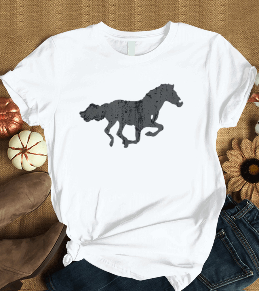 Vintage Horse Print T-Shirt
