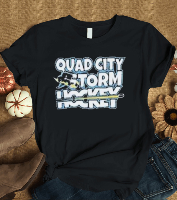 T-Shirt: Quad City Storm SPHL 2024 Hockey T-Shirt Quad City Storm SPHL 2024 Hockey T-Shirt