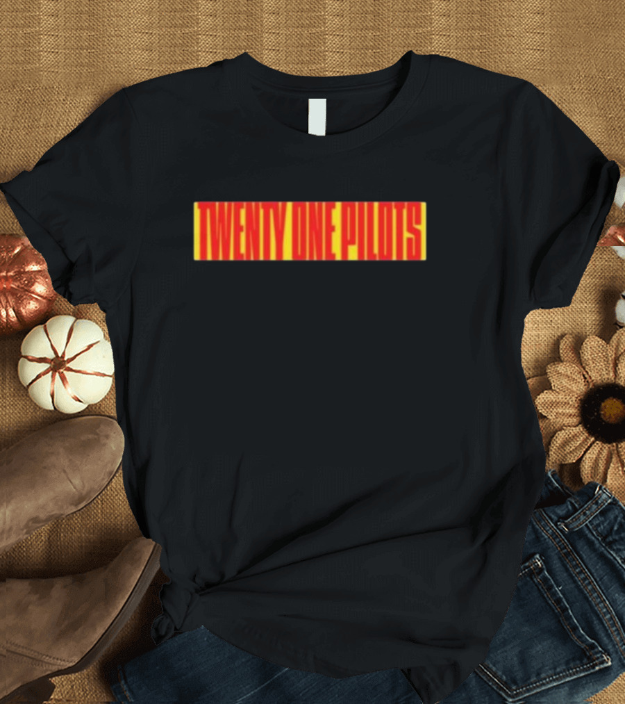 Twenty One Pilots Red Block Wordmark T-Shirt