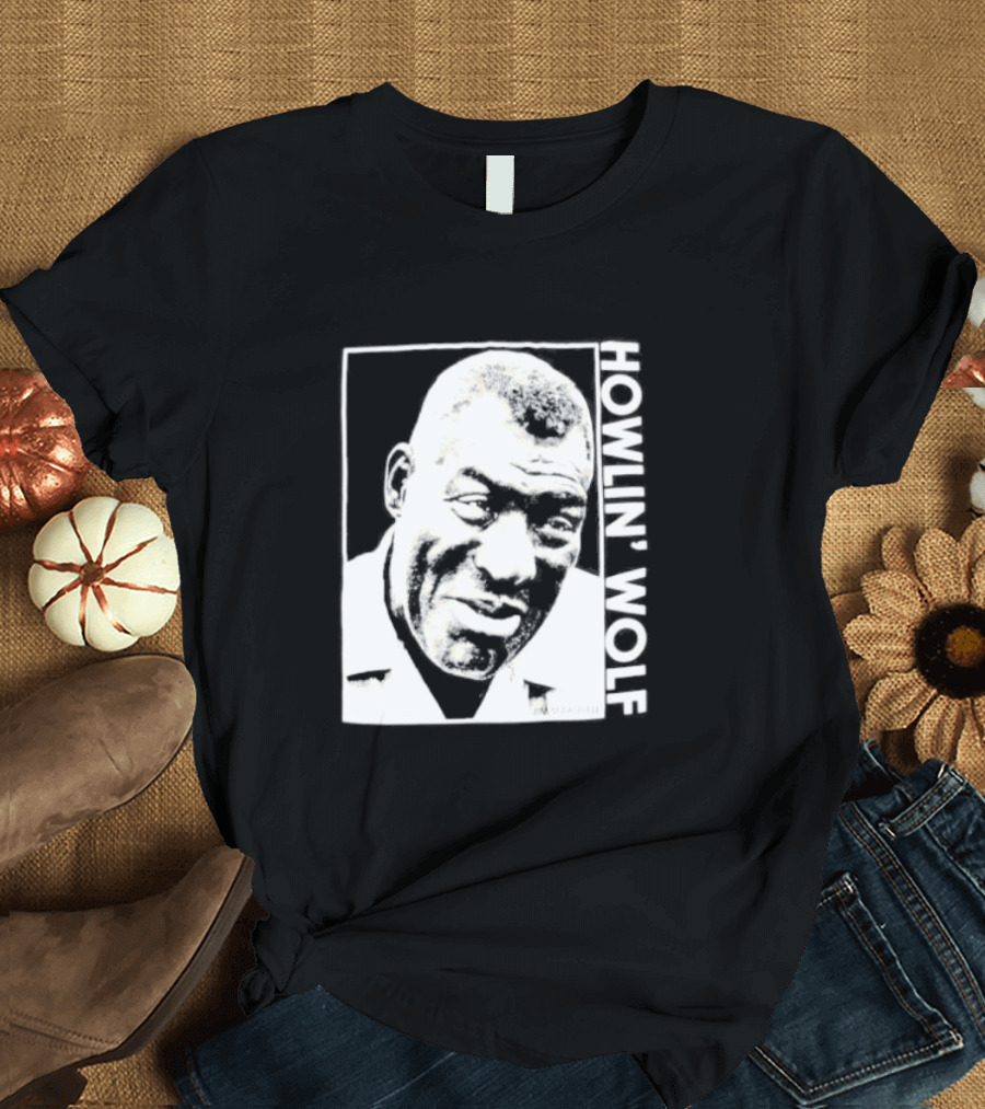 Howlin' Wolf Portrait by Jim Marshall T-Shirt