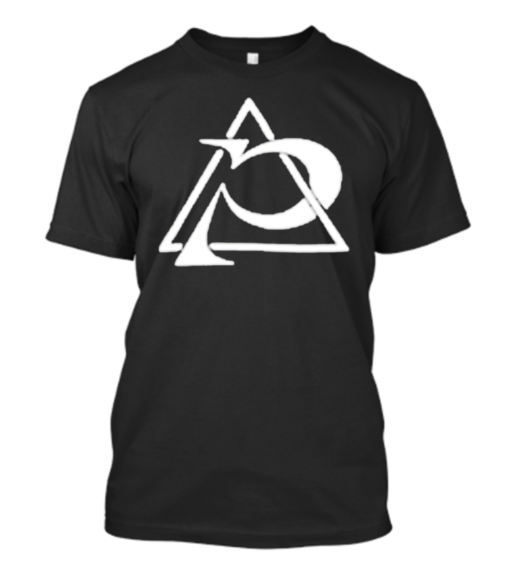 Zig Poppy Abstract Triangle T-Shirt