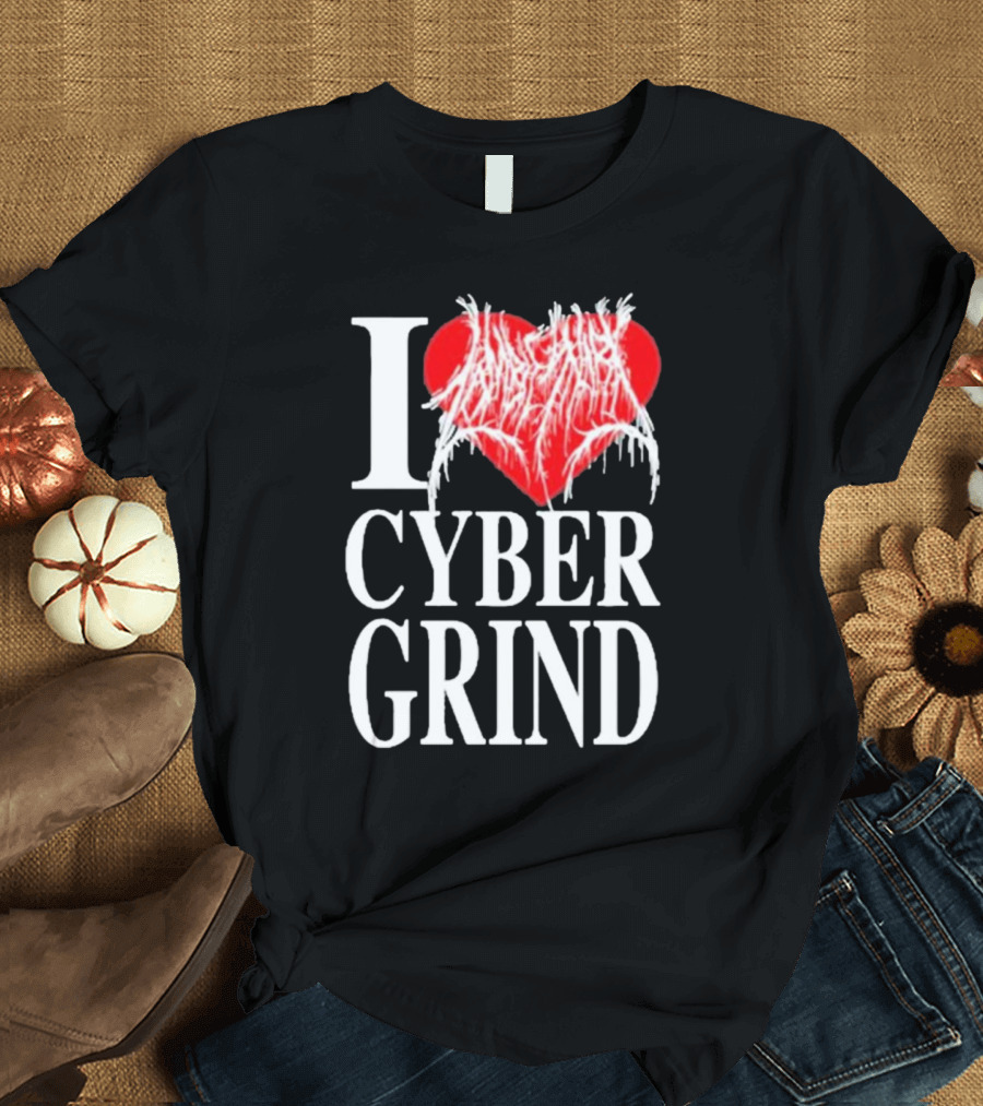 I Love Zombieshark Cybergrind T-Shirt