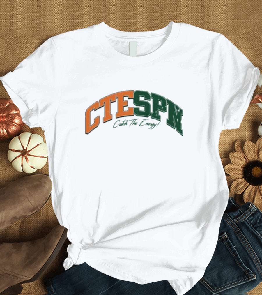 CTESPN Catch the Energy Sports Enthusiast T-Shirt