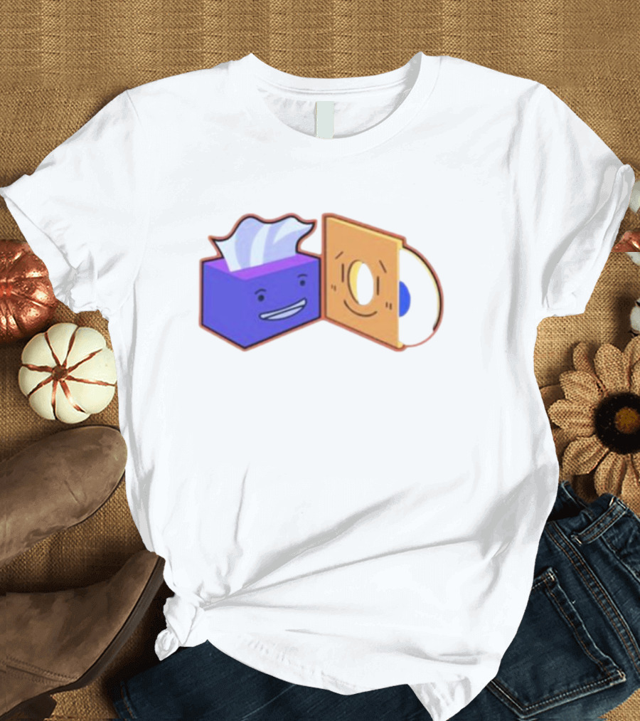 Burner The Strangers Tissue and Vinyl Record Faces T-Shirt