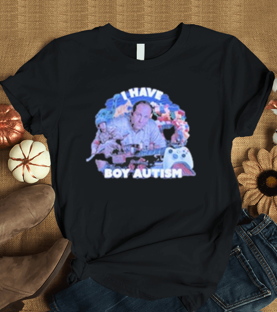 I HAVE BOY AUTISM Gaming Blocks and Toys T-Shirt