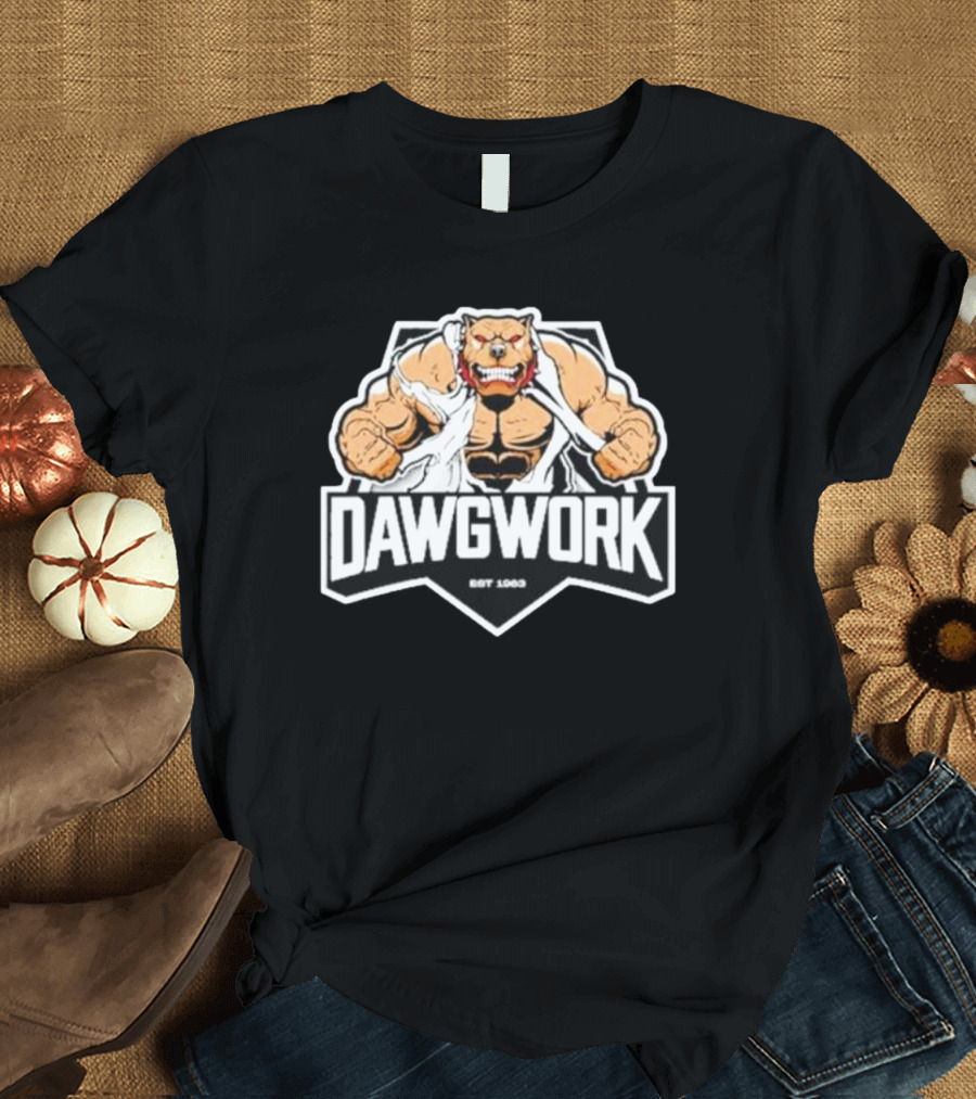 Dawgwork Est 1983 Muscle Dog Power T-Shirt
