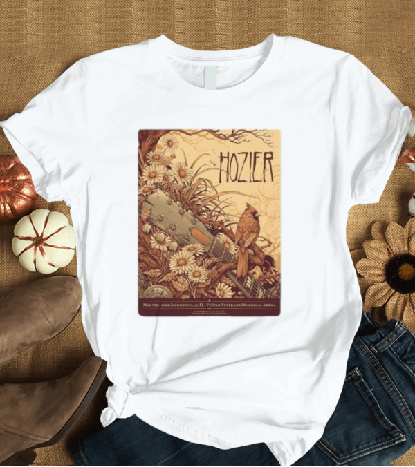 T-Shirt: Hozier May 7 2024 Jacksonville FL VyStar Veterans Memorial Arena T-Shirt Hozier May 7 2024 Jacksonville FL VyStar Veterans Memorial Arena T-Shirt