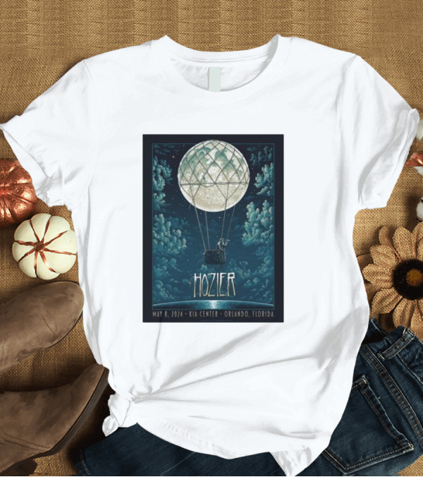 T-Shirt: Hozier May 8 2024 Kia Center Orlando Florida Hot Air Balloon T-Shirt Hozier May 8 2024 Kia Center Orlando Florida Hot Air Balloon T-Shirt