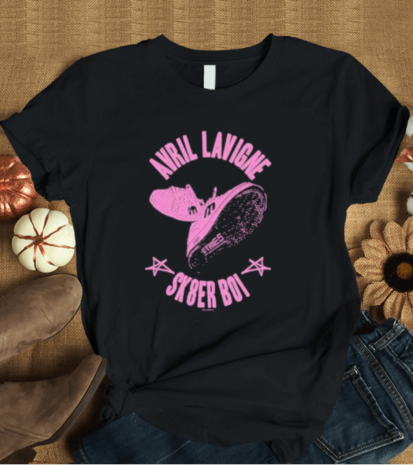 T-Shirt: AVRIL LAVIGNE SK8ER BOI ETNIES STAR T-Shirt AVRIL LAVIGNE SK8ER BOI ETNIES STAR T-Shirt