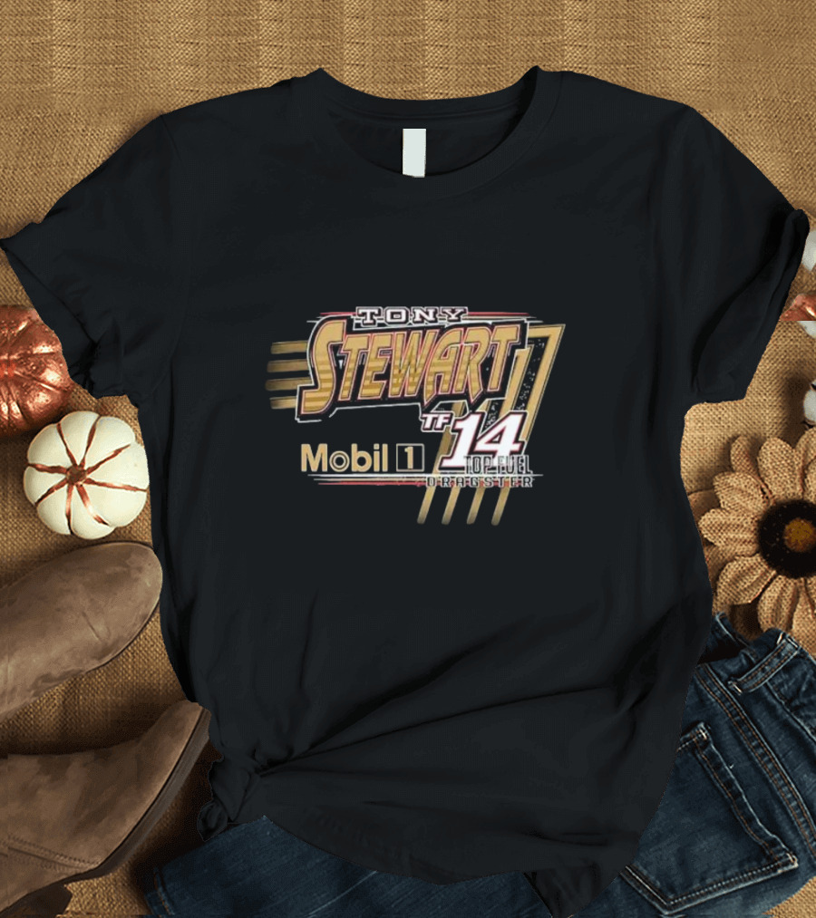 Tony Stewart Mobil 1 TF 14 Top Fuel Dragster T-Shirt