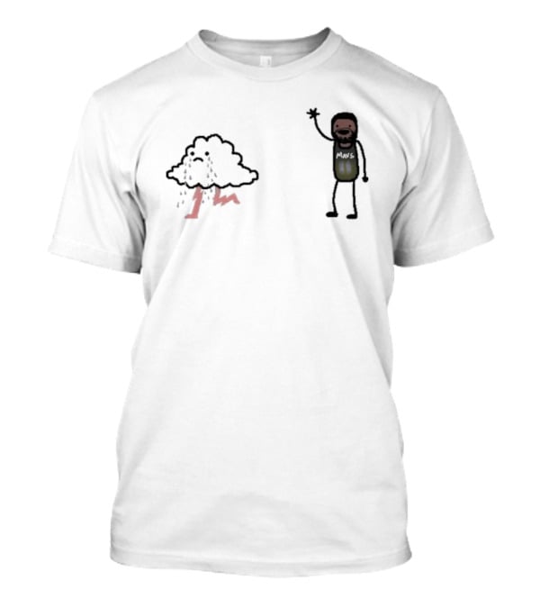 Bye-rie Irving Mars NBA Paint Cloud Storm T-Shirt