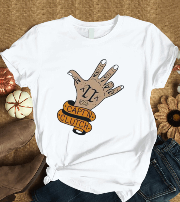 T-Shirt: Cap’n Clutch Five Dice Hand Tattoo T-Shirt Cap’n Clutch Five Dice Hand Tattoo T-Shirt