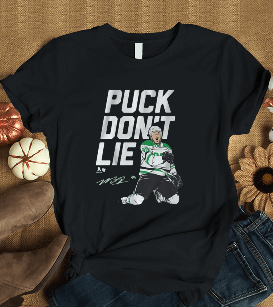 Matt Duchene Puck Don’t Lie Hockey Celebration Art Signature T-Shirt