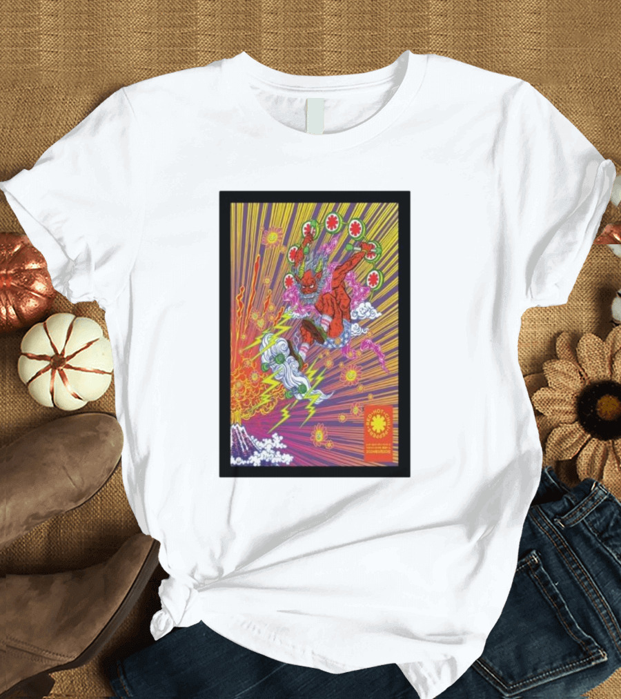 Red Hot Chili Peppers Tokyo Dome Explosive Japanese Art May 20 T-Shirt