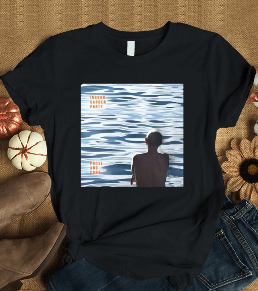 Indoor Garden Party Prose And Cons Album Art Water Reflection Scene T-Shirt