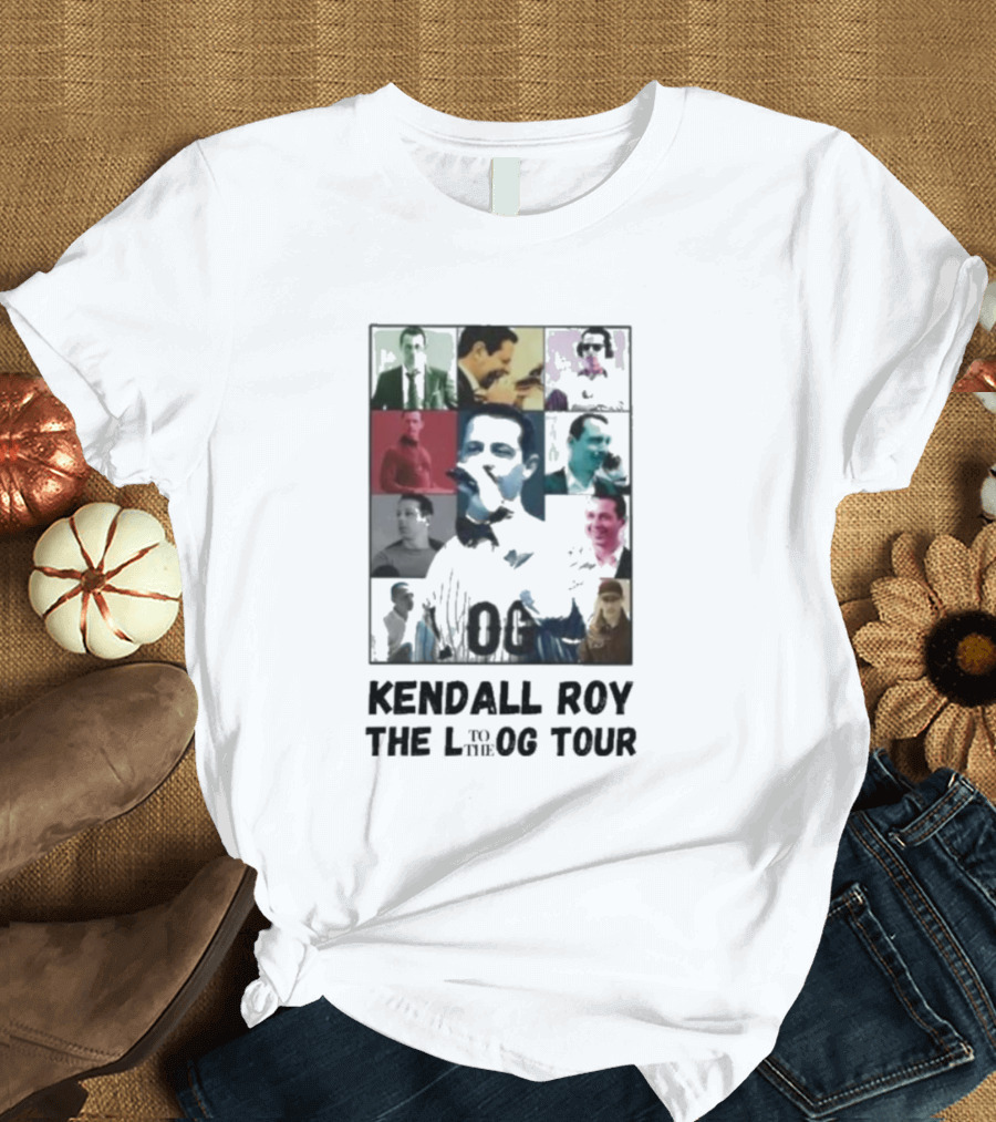 Kendall Roy Iconic Moments Collage The L To The Og Tour T-Shirt