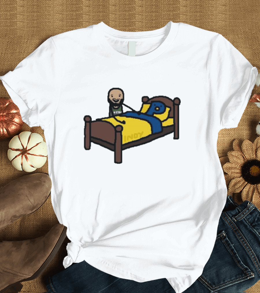 Derrick Night Night NBA Paint Sleepy Bedtime Cartoon T-Shirt