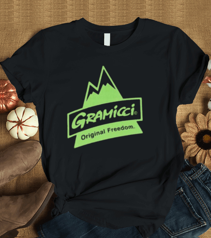Gramicci Original Freedom Green Mountain T-Shirt