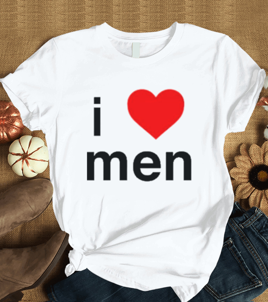 I Love Men Naomi Mcpherson Josette Heart T-Shirt