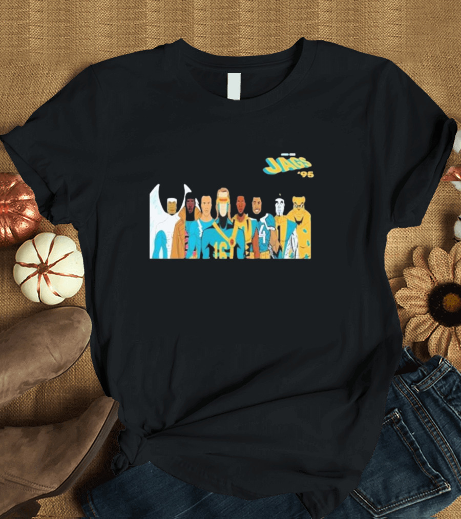 Jags '95 Jacksonville Jaguars 2024 Schedule T-Shirt