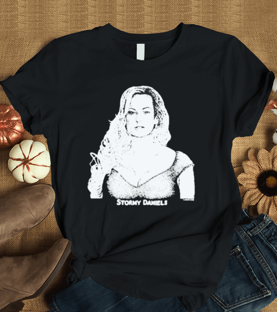 Stormy Daniels Monochrome T-Shirt