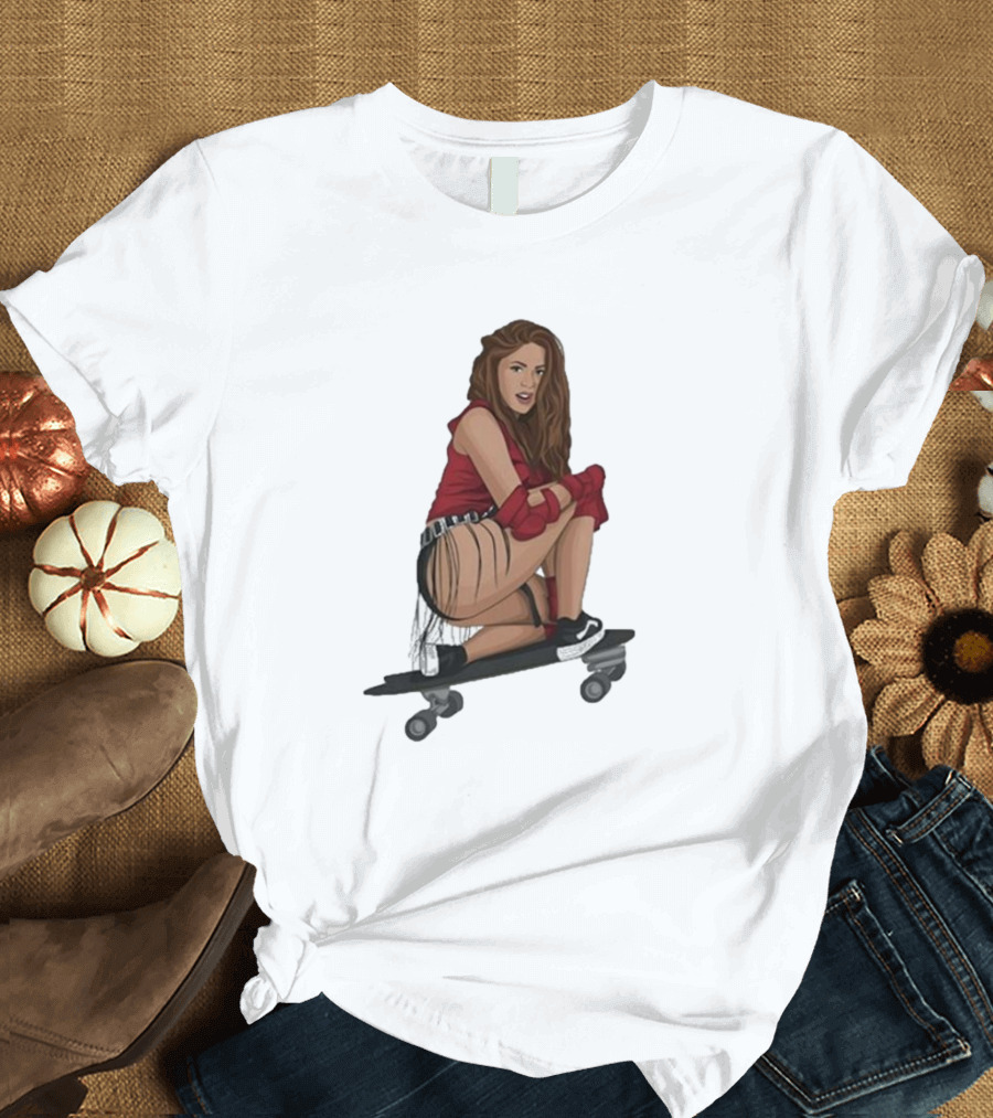Shakira Girl Like Me Skateboard T-Shirt