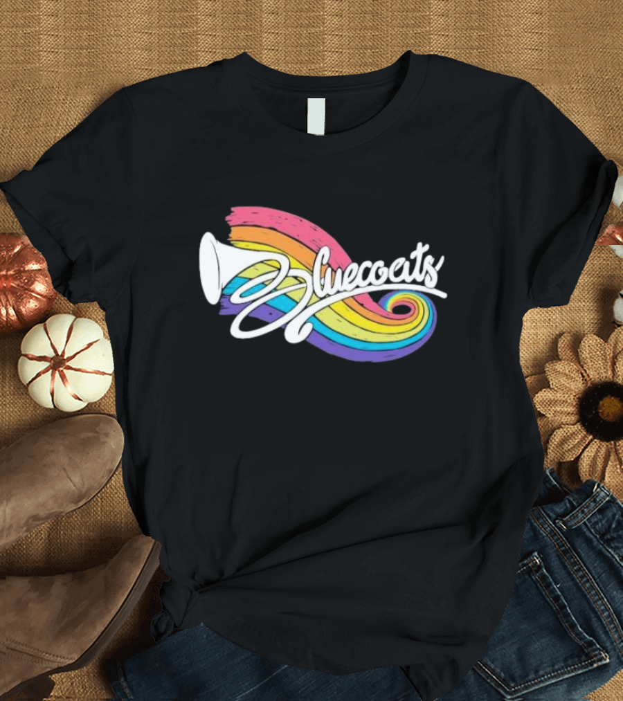 Bluecoats Horn with Rainbow Swirl T-Shirt