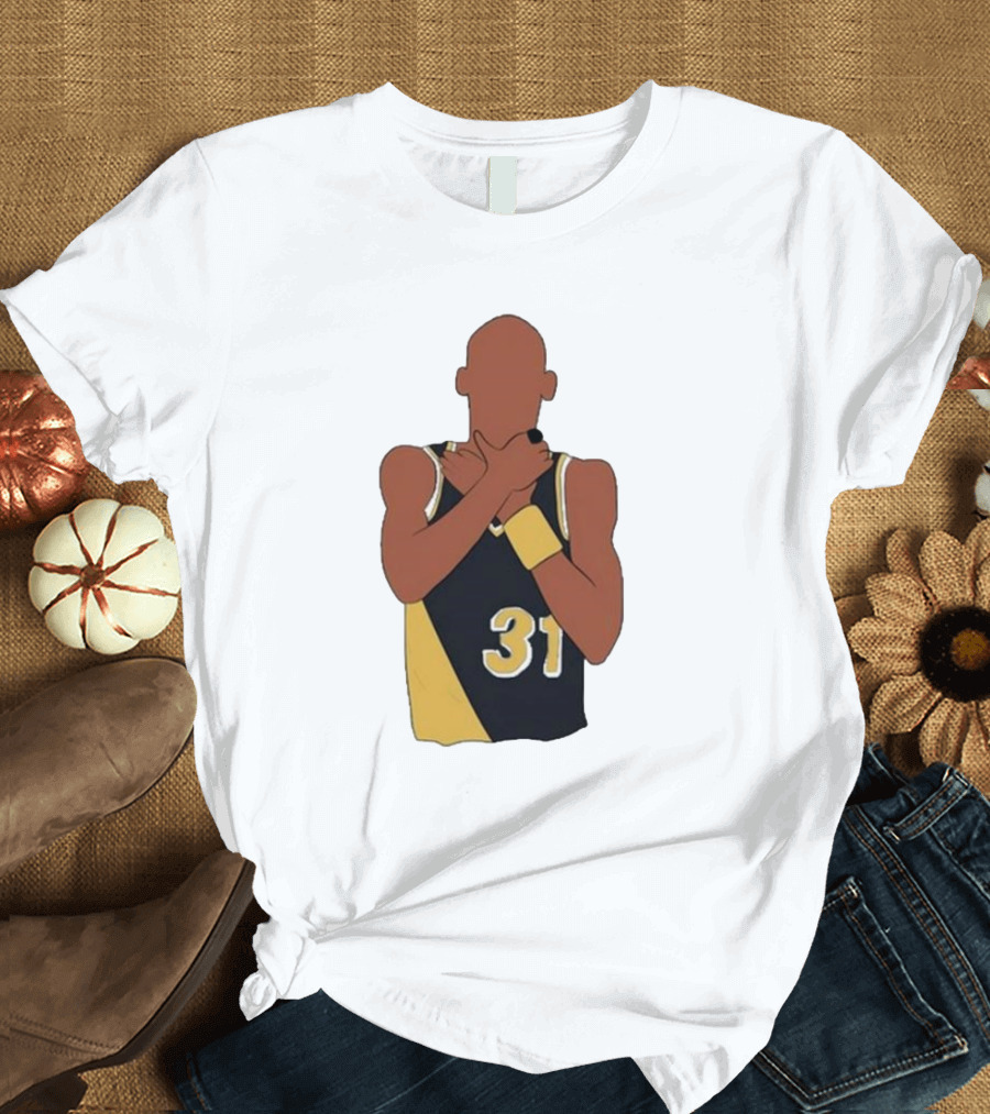 Candace Parker Reggie Miller 31 Gesture Basketball Fan T-Shirt