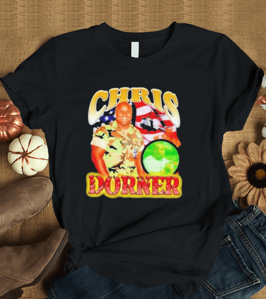 CHRIS DORNER USA Helicopter Camouflage T-Shirt