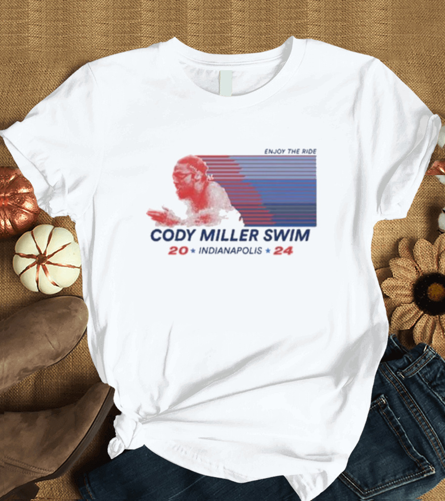 Cody Miller Swim Fast Lane 2024 Indianapolis T-Shirt