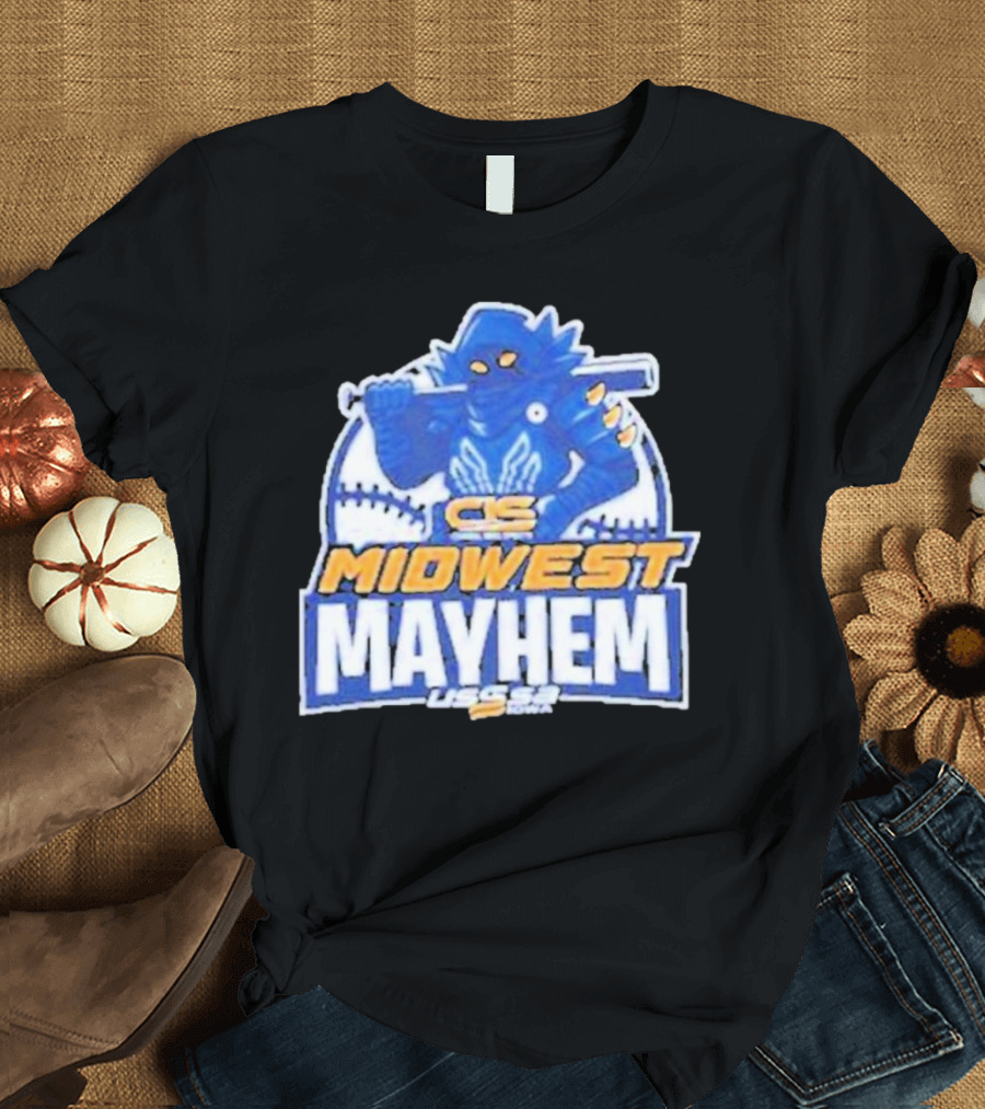 CS Midwest Mayhem USSSA Iowa Baseball T-Shirt
