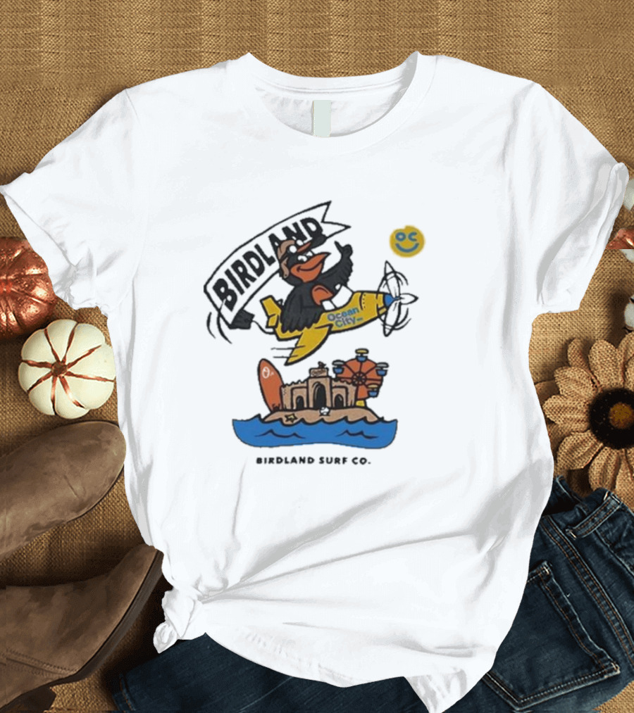 Birdland Ocean City 2024 Birdland Surf Co T-Shirt