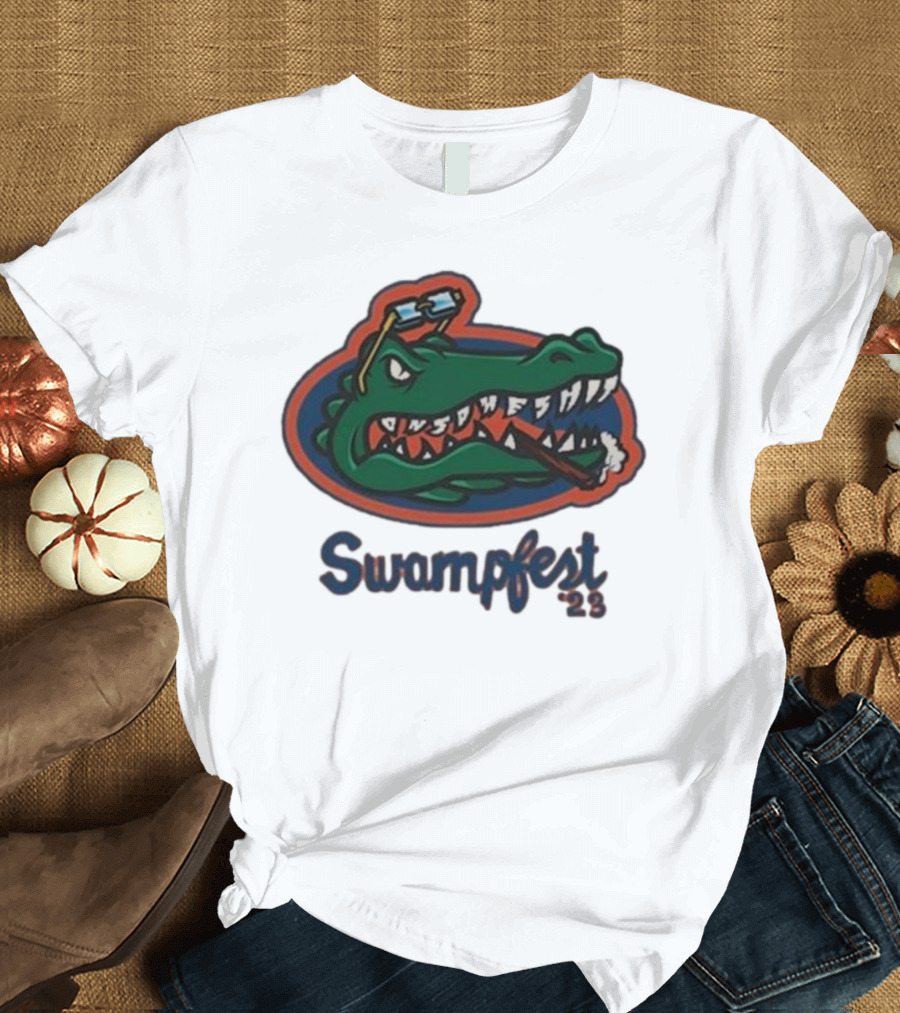 Adam22 Swampfest 23 Gator Smoking Cigar T-Shirt