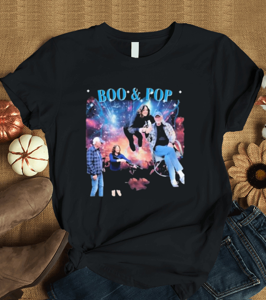 BOO AND POP Cosmic Adventure Family Fun T-Shirt